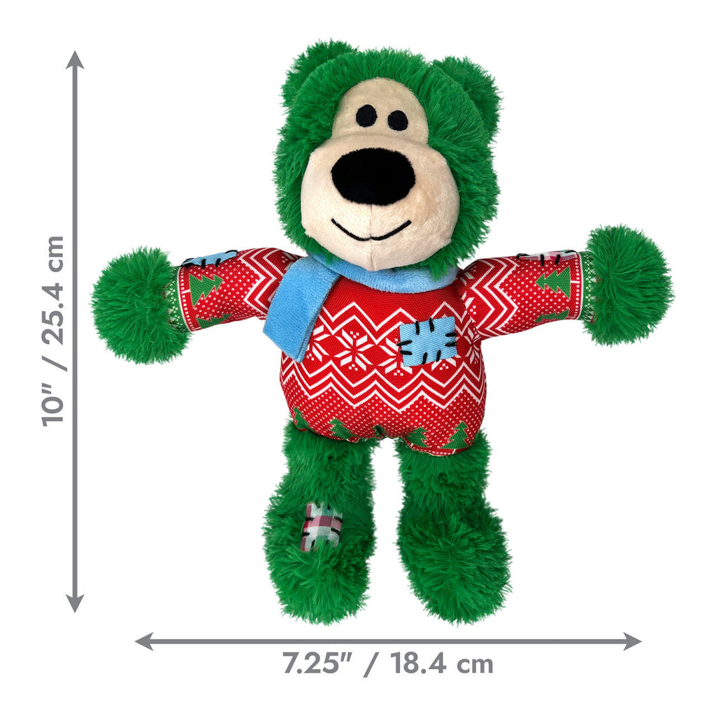 Holiday Wild Knots Bear Green