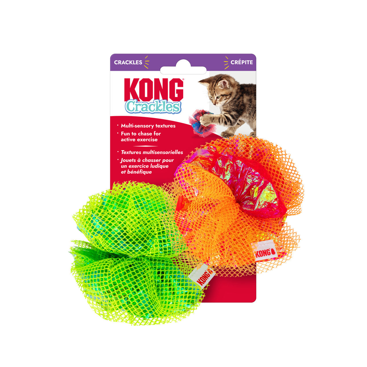 Crackles Fluff Balls 2-Pack. Assorted Colors
