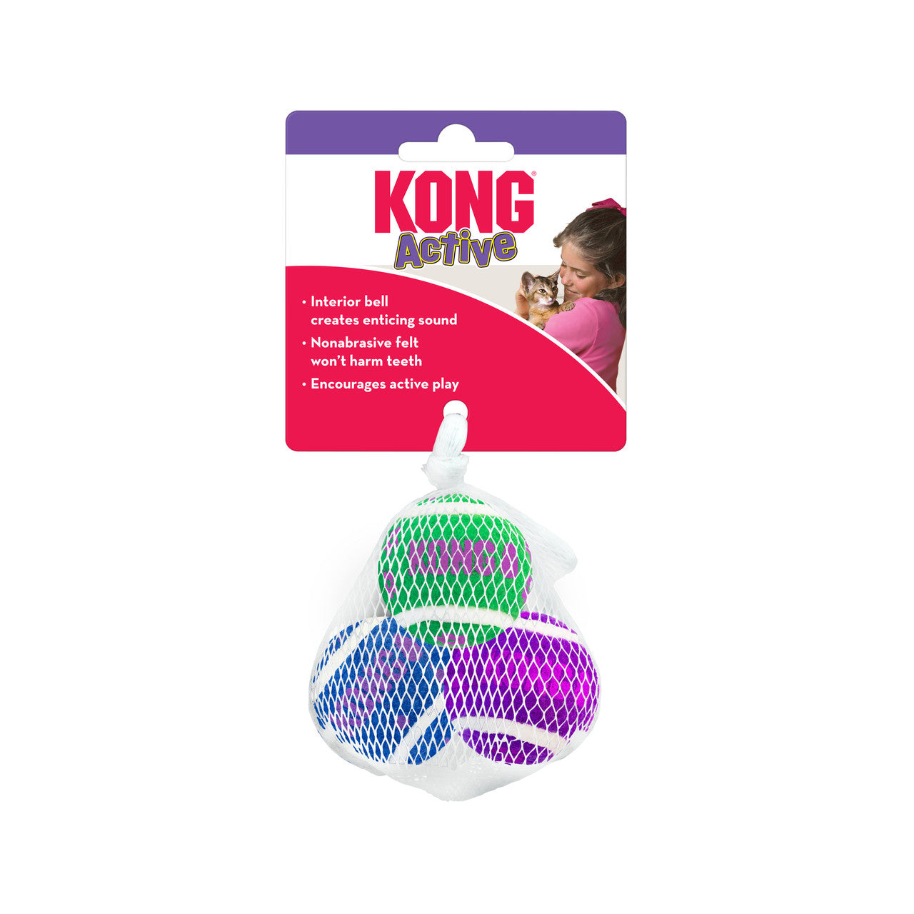 Cat Active Tennis Balls w/Bells