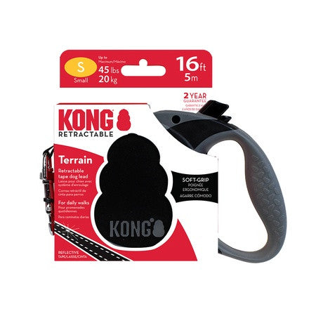 KONG Retractable Leash Terrain Black