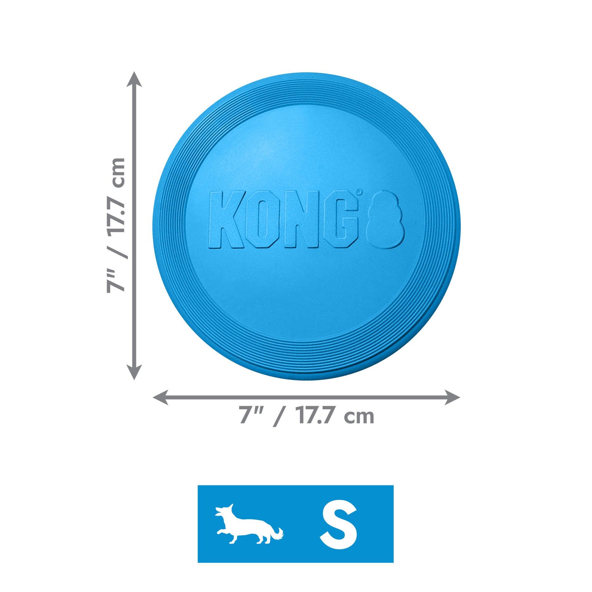 KONG Puppy Flyer. Blue