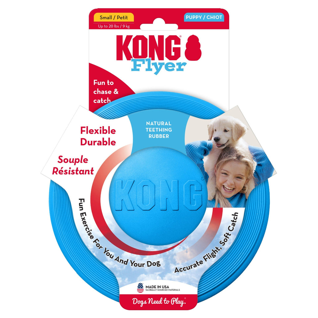 KONG Puppy Flyer. Blue