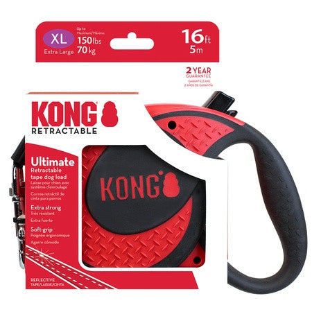 KONG Retractable Leash Ultimate Red