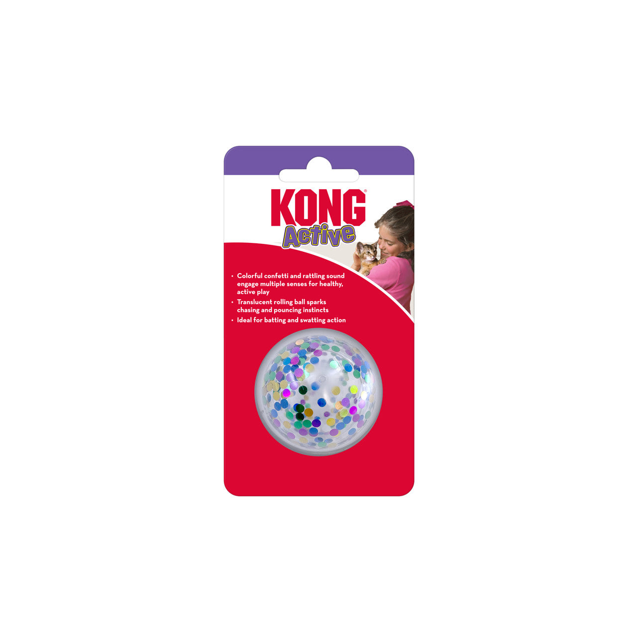 Cat Active Confetti Ball